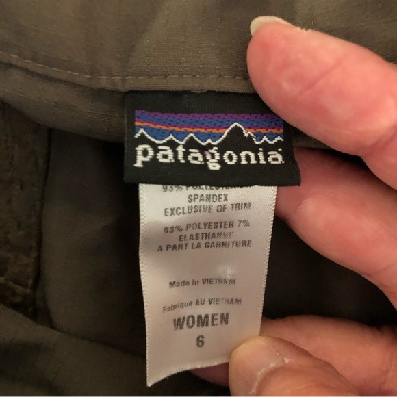 Patagonia Borderless Capris Drawstring Hem Pants. Size 6. - Picture 3 of 12